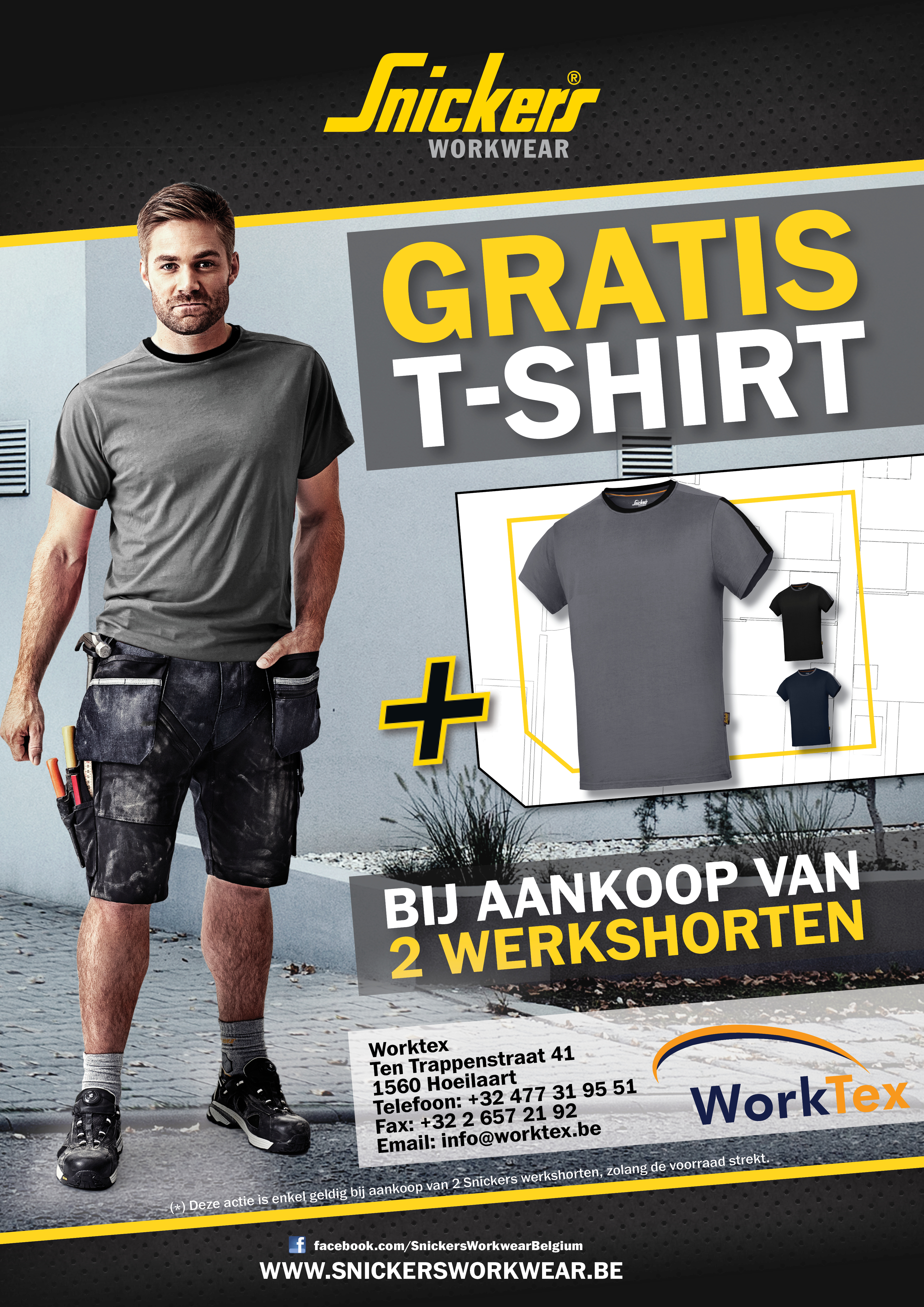 erwt Christian Roos Gratis T-shirt - WorkTex